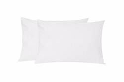 Porland Armena Beyaz Düz Yastık Kılıfı 2li 50x70cm - 2