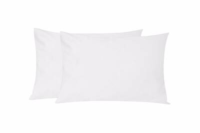 Porland Armena Beyaz Düz Yastık Kılıfı 2li 50x70cm - 2