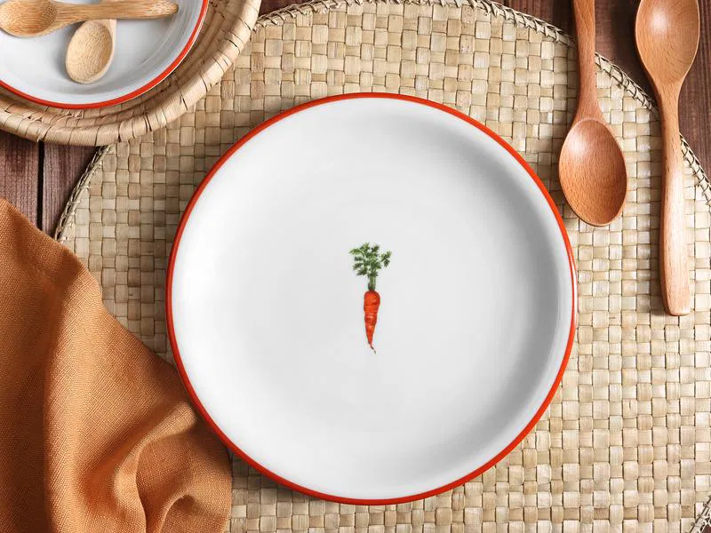 Porland Crops Düz Tabak 21cm                       - 1