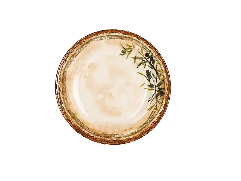 Porland Helia Düz Tabak 22cm                       - 2