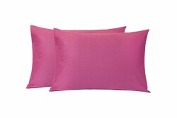 Porland Lina Fuşua Düz Yastık Kılıfı 2li 50x70cm - 2