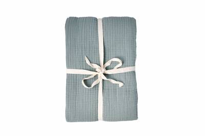 Porland Müslin Mint Yatak Örtüsü Çift Kişilik 220x230cm - 1