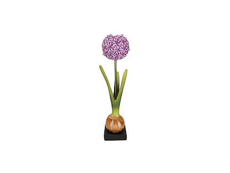Porland Sümbül Mor Şamdan 30cm                     - 3