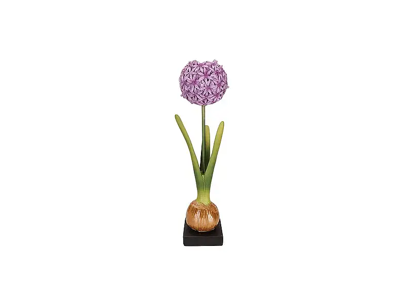 Porland Sümbül Mor Şamdan 30cm                     - 3