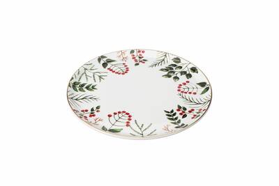 Ruby Jingle Düz Tabak 24cm - 1